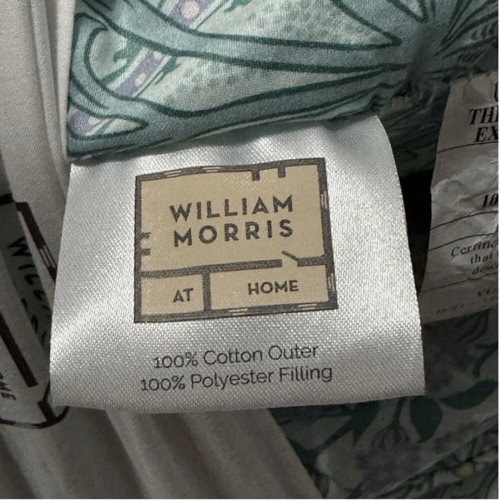 3 Pc William Morris Woodland Weeds Summer QUEEN Comforter Shams Set Floral NEW